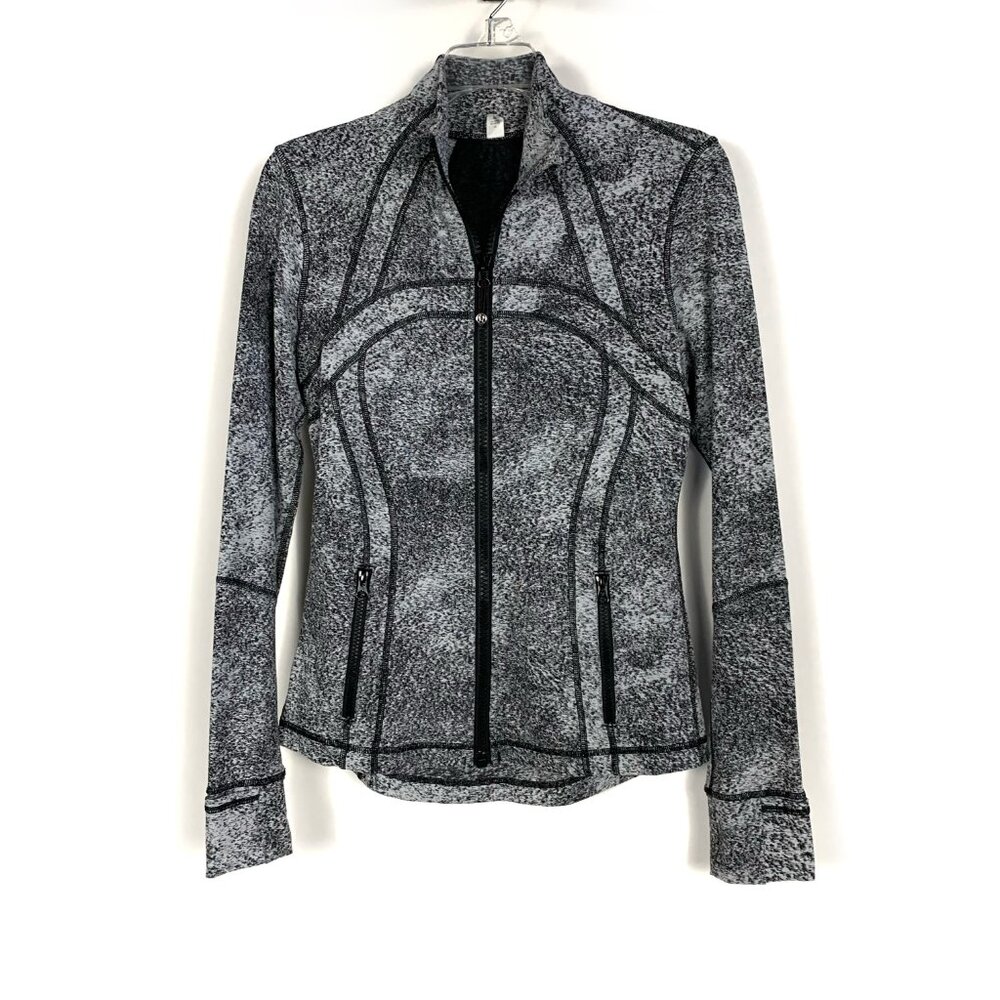 lululemon Define Jacket Black and White - 8